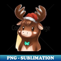 cute moose drawing - png sublimation digital download - vibrant and eye-catching typography