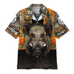 gearhumans 3d boar hunting hawaii shirt