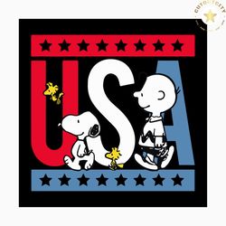 peanuts snoopy americana red white and blue svg, trending svg, snoopy svg, snoopy lover, snoopy clipart, snoopy cut file
