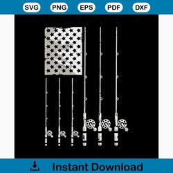 patriotic fishing american flag svg, independence day svg, 4th of july svg, fishing svg, love fishing, patriotic svg, am