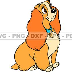 Disney Lady And The Tramp Svg, Good Friend Puppy,  Animals SVG, EPS, PNG, DXF 252