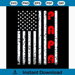 america papa flag svg, fathers day svg, happy fathers day, father gift svg, daddy svg, daddy gift, daddy life, gift for