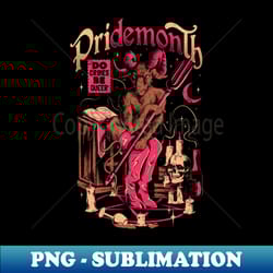 pridemonth - queer evil baphomet gift - special edition sublimation png file - perfect for personalization