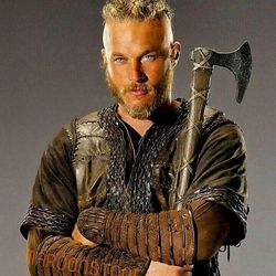 handmade viking battle axe | hand-forged carbon steel bearded axe with leather-wrapped wooden handle & sheath