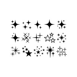sparkle stars svg, star svg, sparkle svg, stars pattern svg, sparkle png, star png, sparkle stars vector, cut files