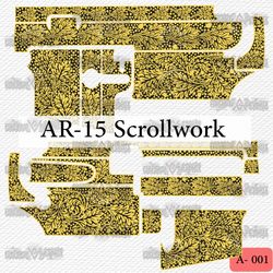AR-15 Scrollwork A-001