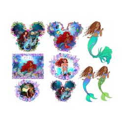 little mermaid png, black mermaid png, black girl magic, black girl mermaid shirts, princess cut files, princess birthda