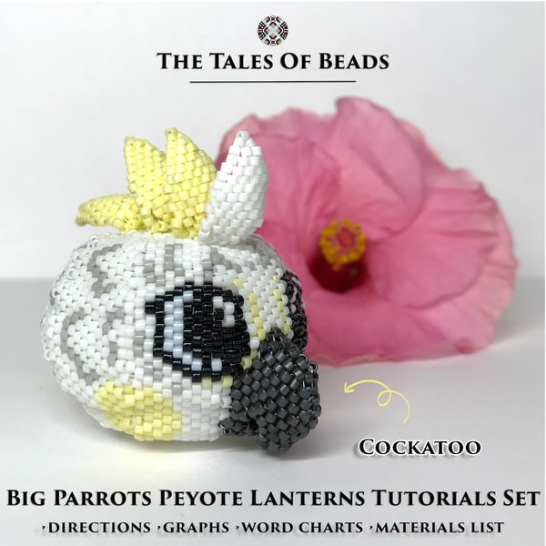 Beaded Parrots Tutorial - Seed Bead Macaw & Cockatoo Pattern | Inspire ...