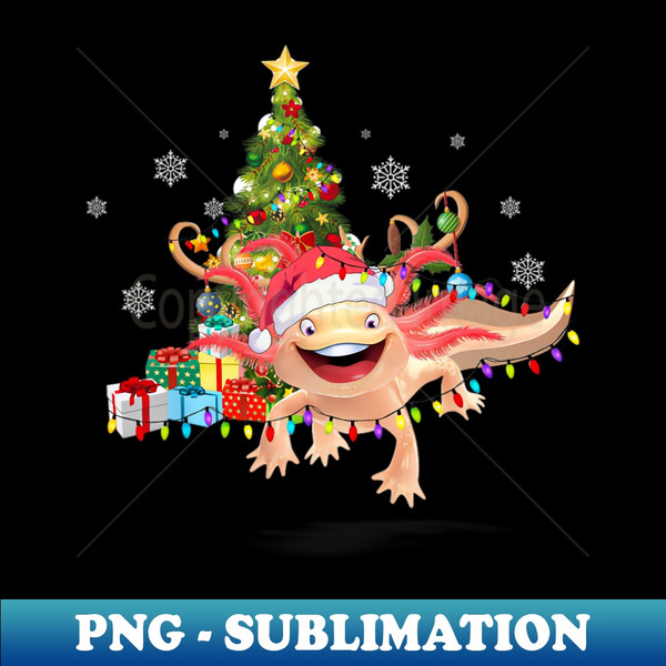 FS-20231103-2119_Axolotl Christmas Lights Santa Hat Merry Christmas 2696.jpg