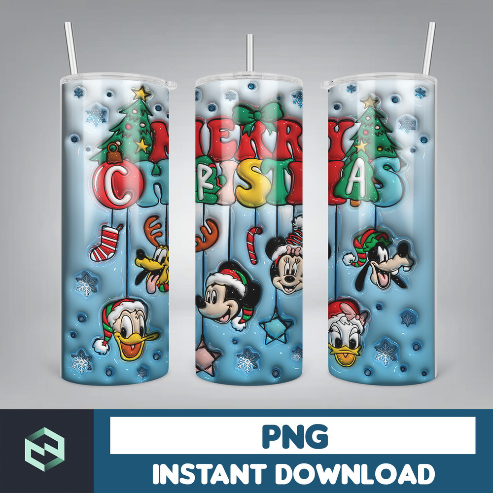 Christmas Tumbler, 20oz Skinny Tumbler Sublimation Designs, Christmas Rules Tumbler Wrap(99).jpg