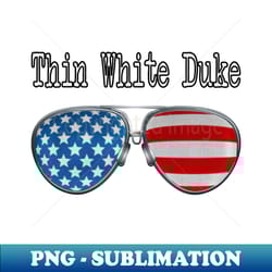 america pilot glasses thin white duke - premium sublimation digital download - boost your success with this inspirational png download