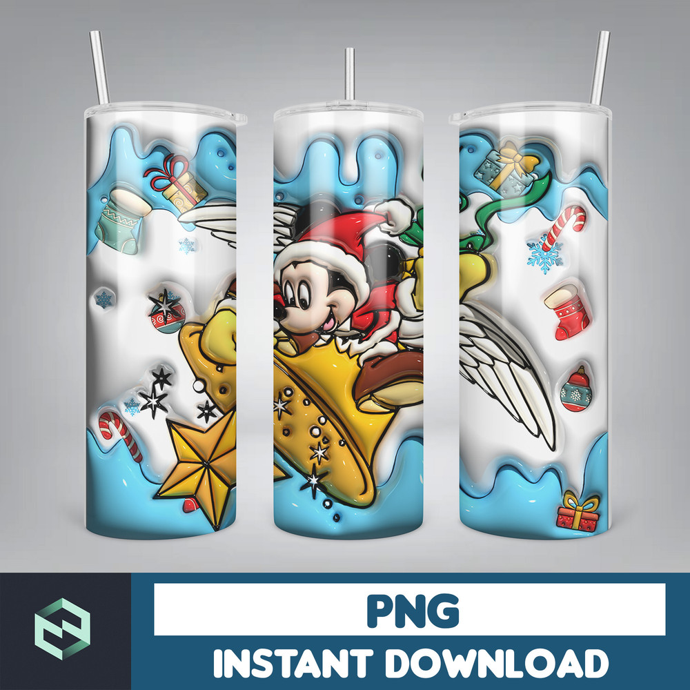 Christmas Tumbler, 20oz Skinny Tumbler Sublimation Designs, Christmas Rules Tumbler Wrap(110).jpg