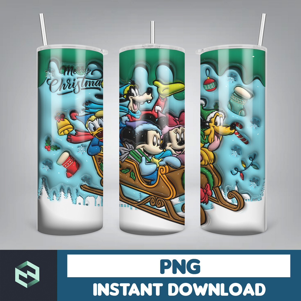 Christmas Tumbler, 20oz Skinny Tumbler Sublimation Designs, Christmas Rules Tumbler Wrap(111).jpg