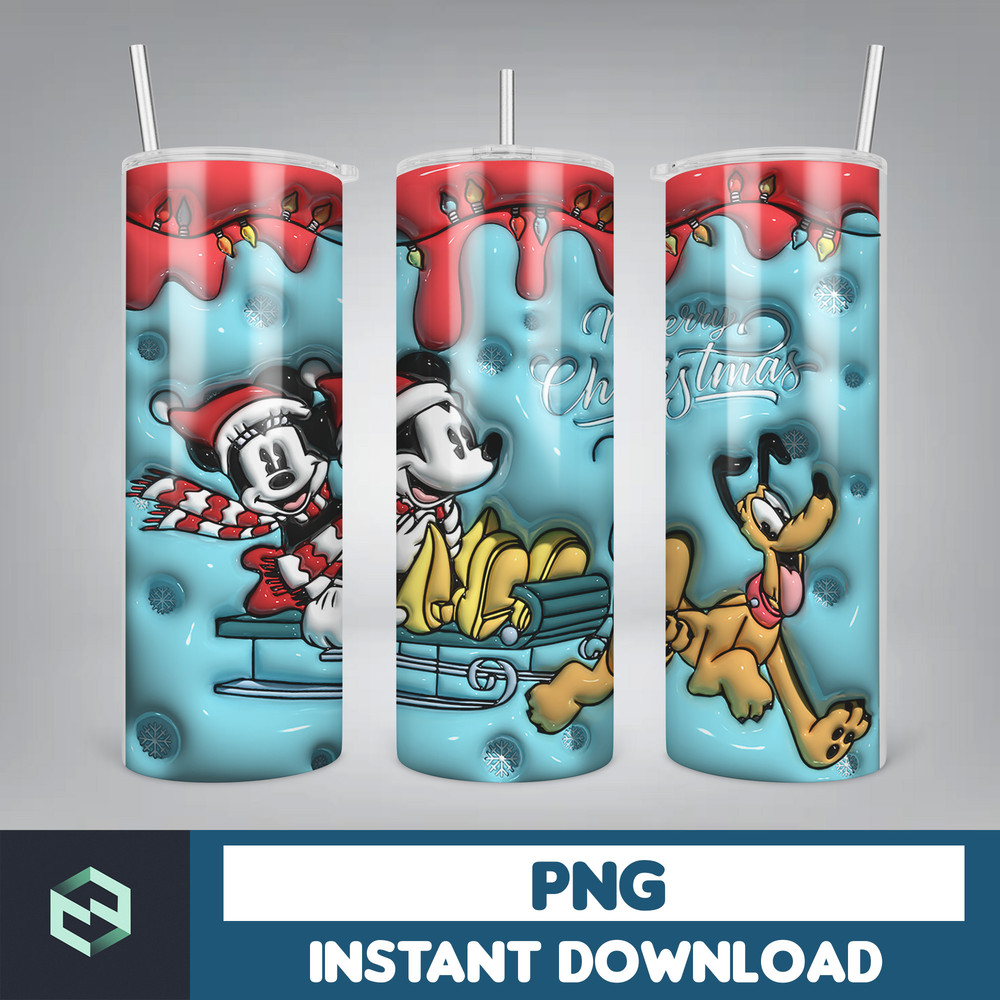 Christmas Tumbler, 20oz Skinny Tumbler Sublimation Designs, Christmas Rules Tumbler Wrap(112).jpg