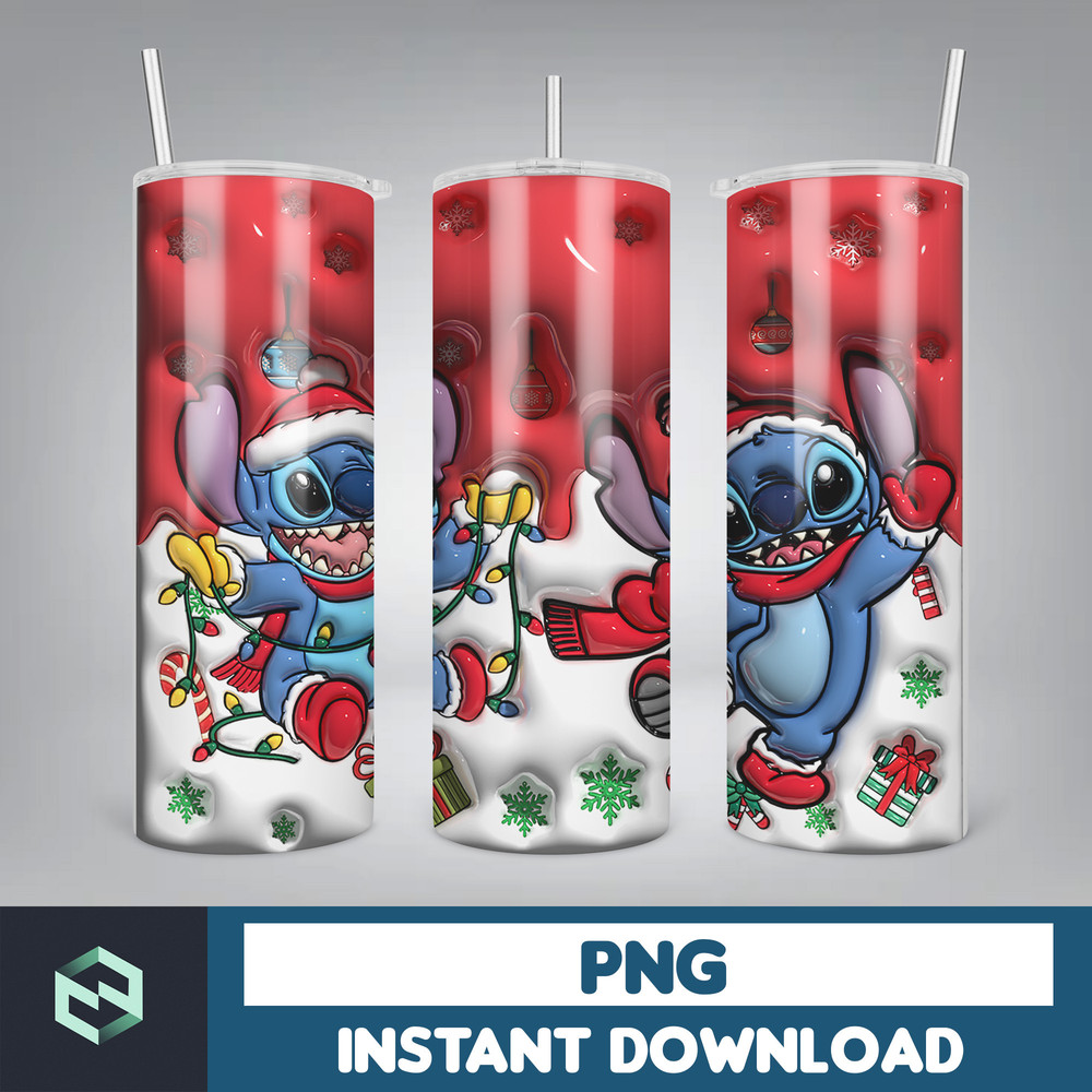 Christmas Tumbler, 20oz Skinny Tumbler Sublimation Designs, Christmas Rules Tumbler Wrap(114).jpg