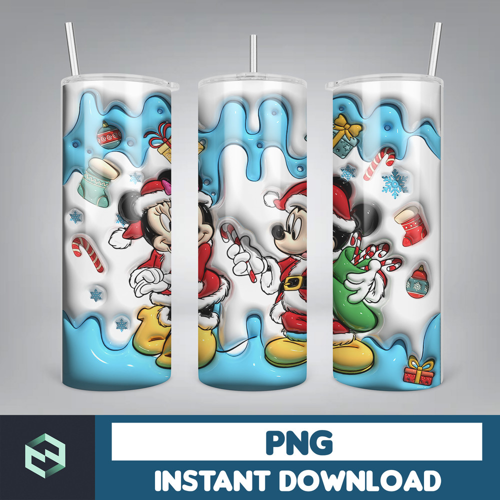 Christmas Tumbler, 20oz Skinny Tumbler Sublimation Designs, Christmas Rules Tumbler Wrap(117).jpg