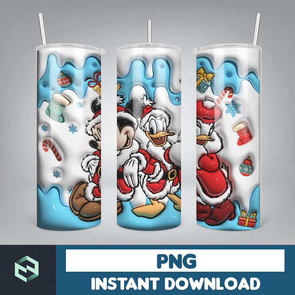 Christmas Tumbler, 20oz Skinny Tumbler Sublimation Designs, Christmas Rules Tumbler Wrap(120).jpg