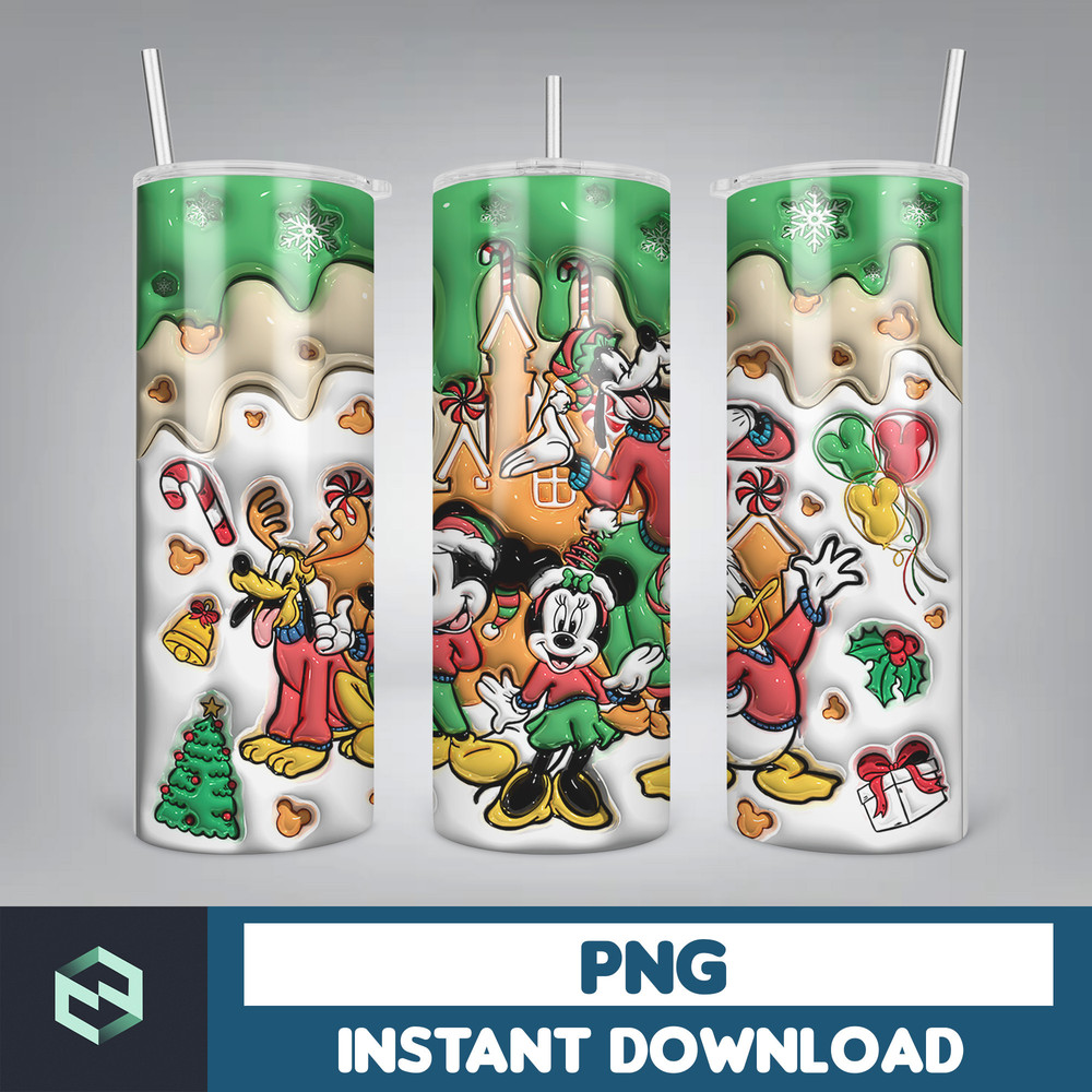 Christmas Tumbler, 20oz Skinny Tumbler Sublimation Designs, Christmas Rules Tumbler Wrap(125).jpg