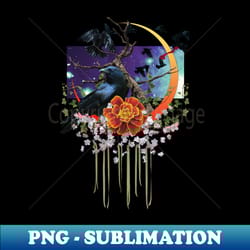 crow - hammer sickle 2 - artistic sublimation digital file - vibrant and eye-catching typography