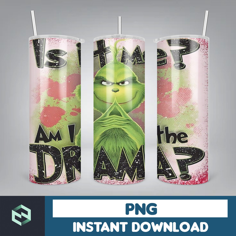 Christmas Tumbler, 20oz Skinny Tumbler Sublimation Designs, Christmas Rules Tumbler Wrap(143).jpg