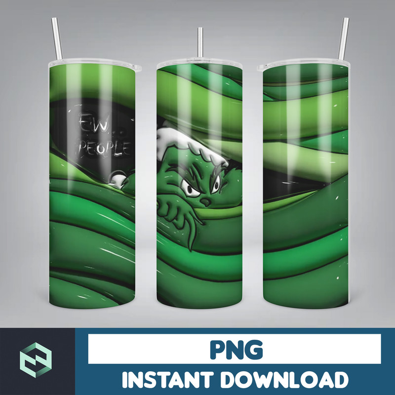 Christmas Tumbler, 20oz Skinny Tumbler Sublimation Designs, Christmas Rules Tumbler Wrap(152).jpg