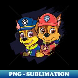 paw patrol the mighty - modern sublimation png file - enhance your apparel with stunning detail