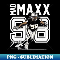 Mad Maxx 98 - Sublimation-Ready PNG File - Enhance Your Apparel with Stunning Detail