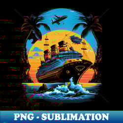 cruise ship - professional sublimation digital download - unleash your inner rebellion