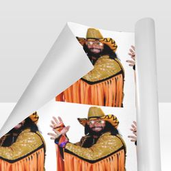Macho Man Gift Wrapping Paper 58"x 23" (1 Roll)