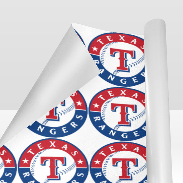 Texas Rangers Gift Wrapping Paper.png