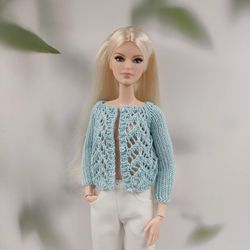 Barbie doll clothes cardigan 4 COLORS
