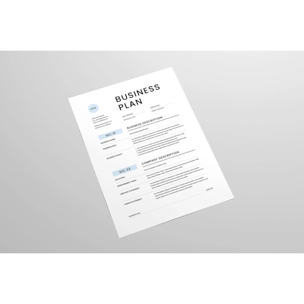 Business Plan Template | MS Word Template | Indesign Templat - Inspire ...