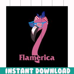 america flamerica svg, independence day svg, 4th of july svg, flamerica svg, flamingo svg, flamingo vector, pink flaming