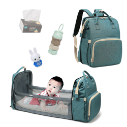 portable folding crib mommy bag