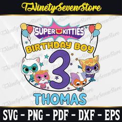 super kitties birthday shirt super cat shirt bitsy buddy