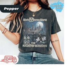 retro the haunted mansion retro comic shirt, vintage halloween shirt, haunted mansion 1969 shirt, mickey halloween shirt