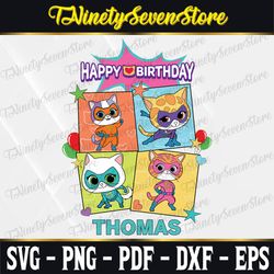 hero kitties custom shirt,super cats shirt,super kitties birthday shirt,custom shirt for kids,super kitties pounce