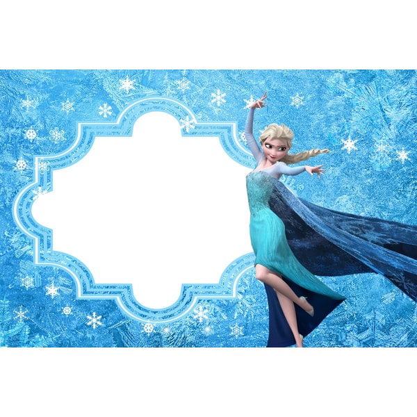 Frozen First Frame Frames Templates Png, Frozen Png, Frozen logo Png, Frozen fa | Inspire ...