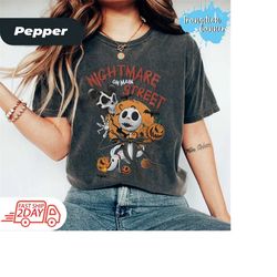 vintage the nightmare on main street halloween pumpkin shirt, retro disney halloween shirt, nightmare halloween shirt, h