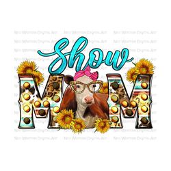 western show mom cow png sublimation design download, western mom png, cow mom png, cute cow png, sublimate designs download