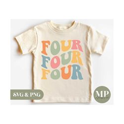 four | four years old | 4th birthday svg & png