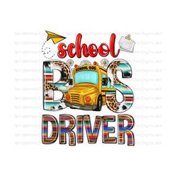 school bus driver png sublimation design download, back to school png, school bus png, bus driver png, sublimate designs download