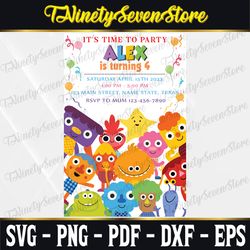 super simple songs theme birthday - super simple songs mobile phone text invitation - electronic email sms invite