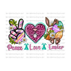 peace love easter png sublimation design download, happy easter day png, peace love png, sublimate designs download
