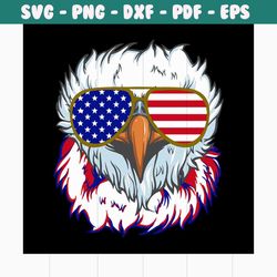 4th of july bald eagle sunglasses svg, independence day svg, 4th of july svg, bald eagle svg, sunglasses svg, eagle hea