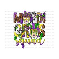 mardi gras squad png sublimation design download, mardi gras png, western mardi gras png, mardi gras masks png, sublimate designs download