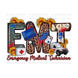 emt emergency medical technician png sublimation design download, paramedic png, western emt png, sublimate designs download