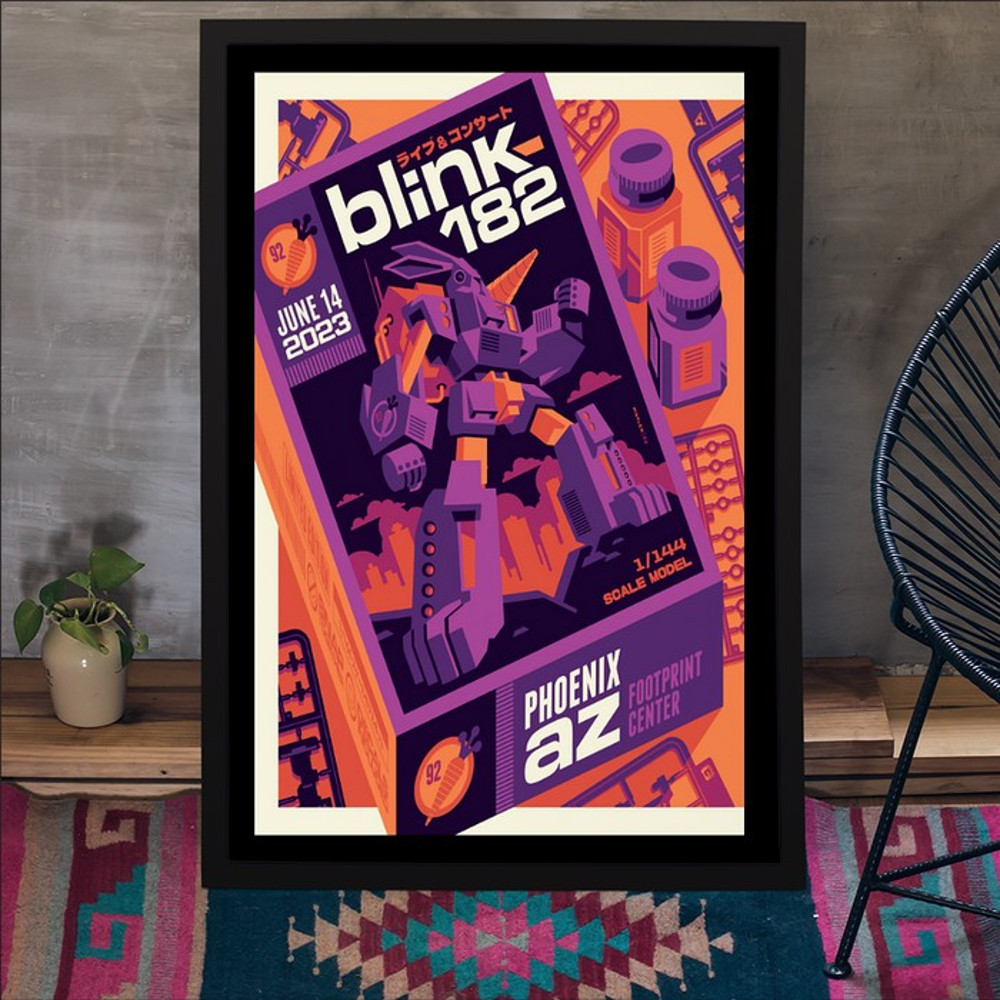 Blink-182 Wed June 14 2023 Footprint Center, Phoenix, AZ Poster Portrait Unframe.jpeg