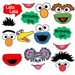 Elmo Sesame Street Photo Booth Props, Sesame Street photo booth Props, Elmo Photo Booth Props, Elmo Props, Elmo Clipart