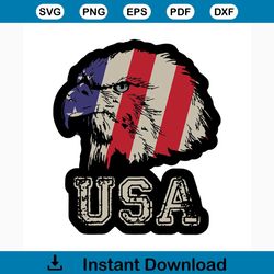 bald eagle usa flag svg, independence day svg, 4th of july svg, bald eagle svg, usa eagle svg, bald eagle head svg, patr